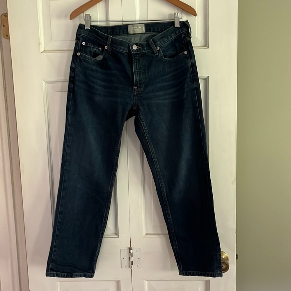Everlane Organic Cropped Low Rise Jeans 28 R